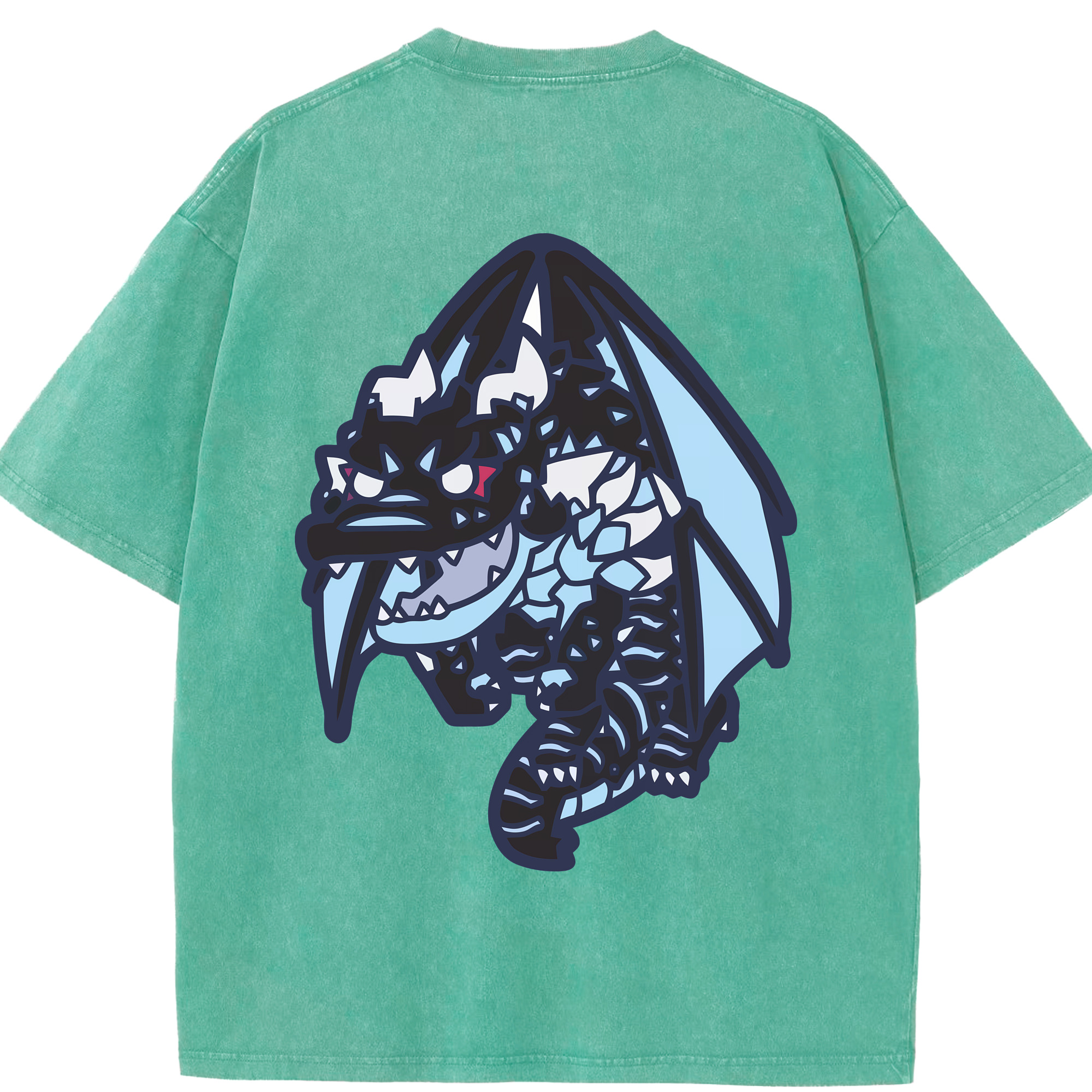 （画像用） 転スラ Regarding Reincarnated to Slime 綿100% ヴィンテージ風 半袖Tシャツ（背面プリント）